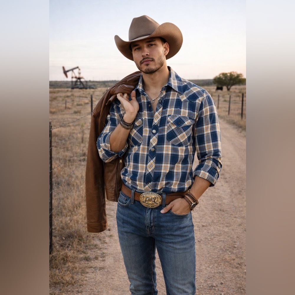 Lee Authentic Western Plaid Shirt